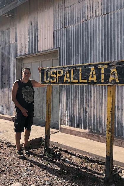 El líder de Divividos, en Uspallata