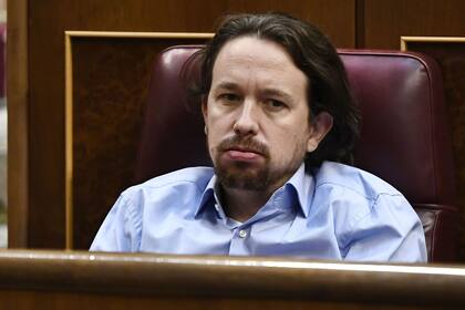 El líder del partido de izquierda radical Unidas Podemos, Pablo Iglesias