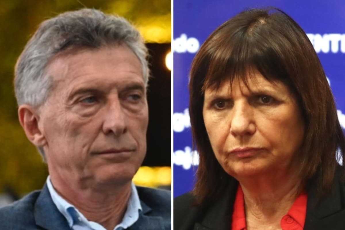 El líder del Pro Mauricio Macri y la ministra de Seguridad Patricia Bullrich