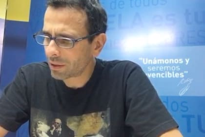 El líder opositor venezolano Henrique Capriles