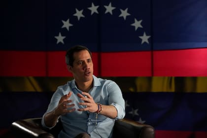 El líder opositor venezolano Juan Guaidó, el jueves 10 de febrero de 2022, en Caracas. (AP Foto/Ariana Cubillos, Archivo)
