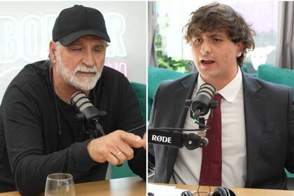 El líder piquetero Eduardo Belliboni y el youtuber Fran Fijap