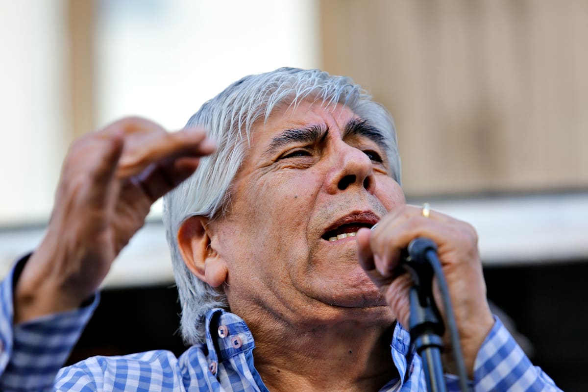 El líder sindical Hugo Moyano