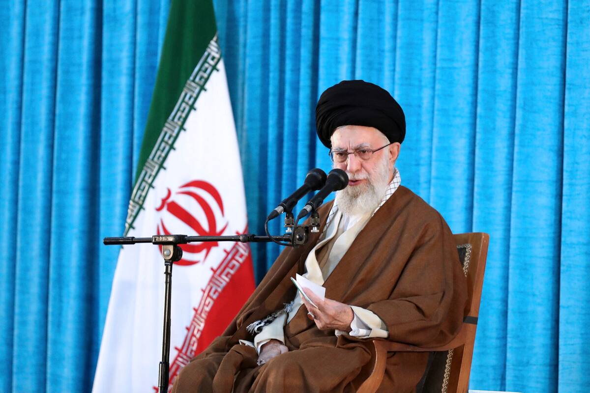El líder supremo iraní, el ayatollah Ali Jamenei, durante una ceremonia en Teherán (Archivo)
