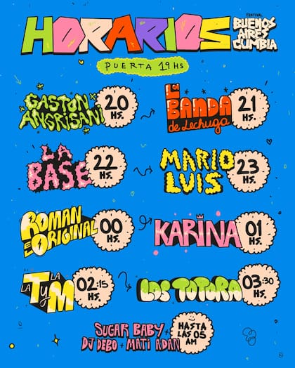 El lineup de Buenos Aires Cumbia 2025