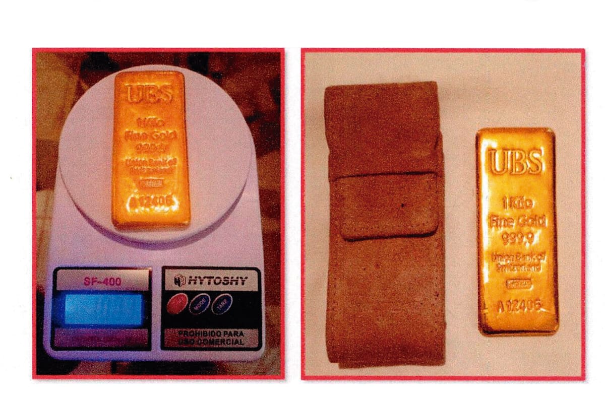 El lingote de oro que fue secuestrado en una casa de un country de Tigre