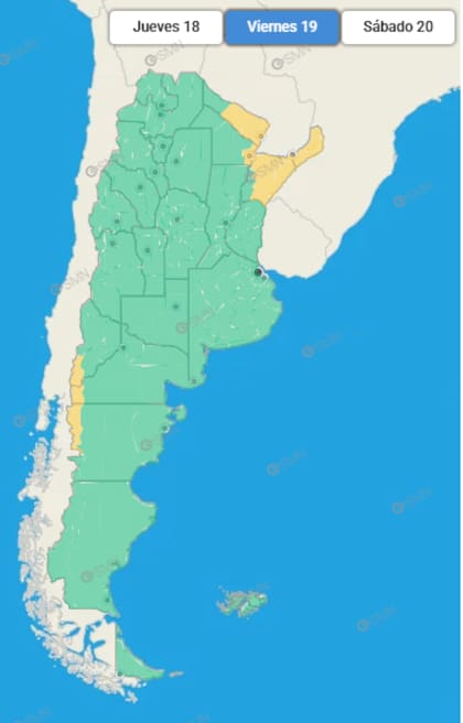 El litoral, entre las zonas más afectadas