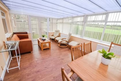 El living-comedor es un espacio más que luminoso y atractivo