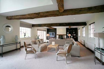 El living donde los Beckham compartieron infinidad de tardes juntos