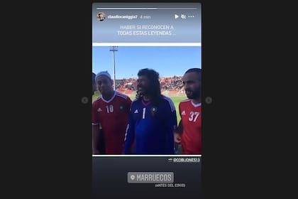 El llamativo error de Clauido Caniggia al proponerle un juego a sus seguidores