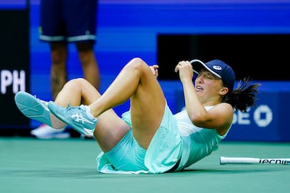 El llanto de Iga Swiatek, ahora, de felicidad plena