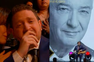 Jonatan Viale se quebró en los Martín Fierro de Cable al ver el homenaje a Mauro
