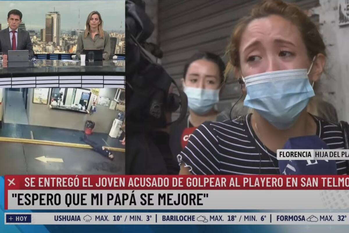 El llanto de la hija del playero noqueado