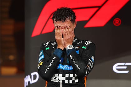 El llanto de Lando Norris en Abu Dhabi, después de convertirse en campeón de la Fórmula 1 por primera vez