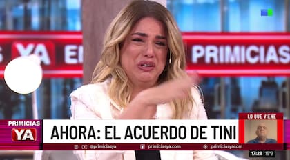 El llanto desconsolado de Marina Calabró (Foto: Captura TV)