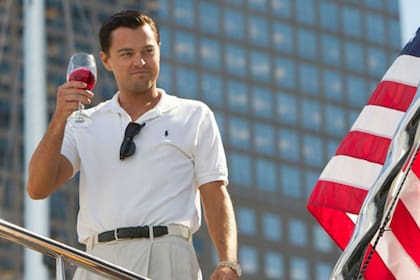 Leonardo DiCaprio, en El lobo de Wall Street, película de Martin Scorsese estrenada en 2014