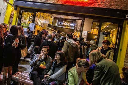 El local de Choricheto, siempre lleno.