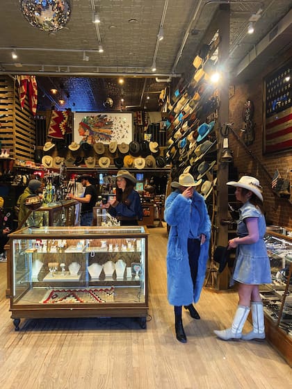 El local de Kemo Sabe, un imán para los amantes de la moda western.