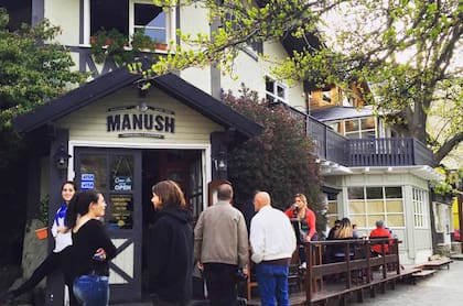 El local de la cervecería Manush en Bariloche