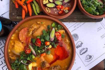 El locro que prepararon para la Semana de Mayo