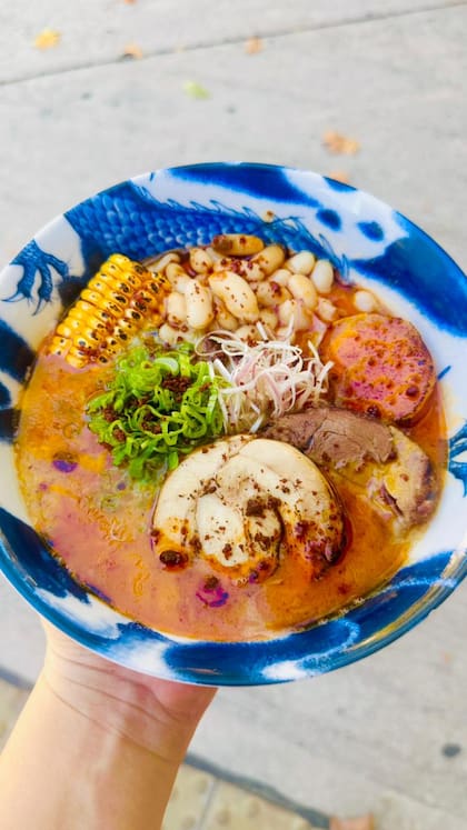 El "Locro ramen" de Chinofino