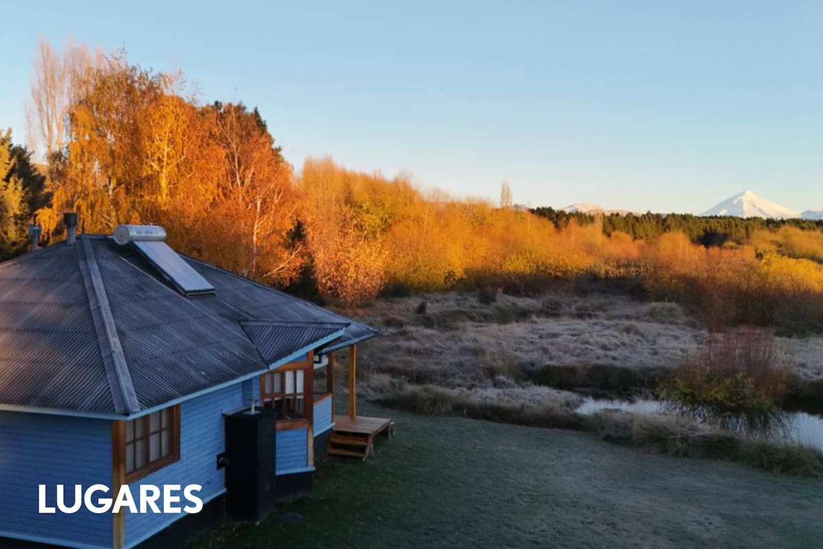El lodge es ideal para visitar en otoño, cuando se termina la temporada de pesca