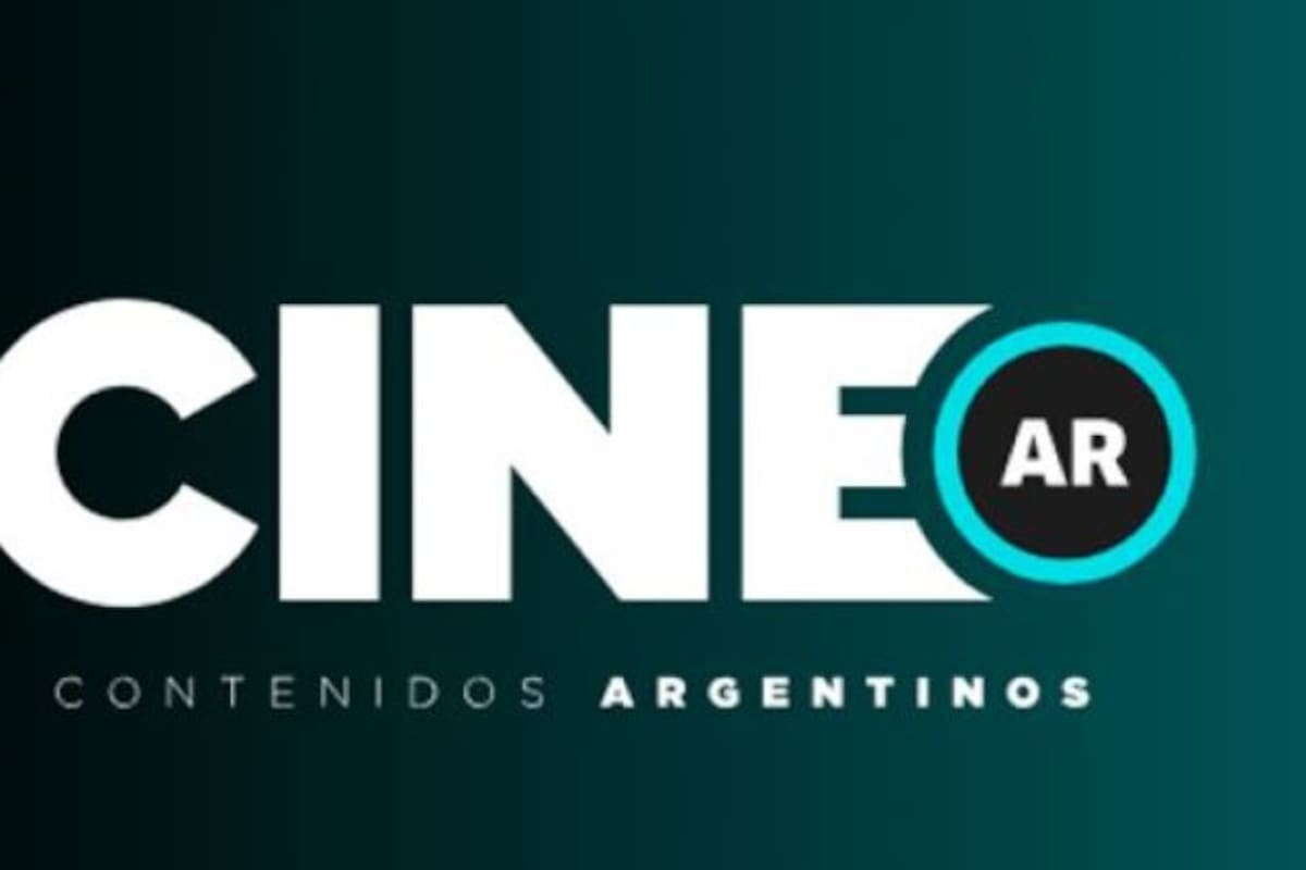 El logo de CINE.ar, que reúne al canal CINE.ar TV y la plataforma CINE.ar Play