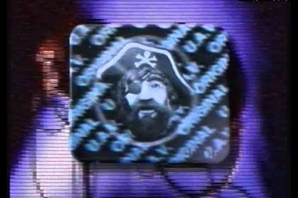 El logo de la piratería: avisaba, por si uno no lo sabía, que alquilar contenido trucho era ilegal