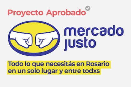 El logo de Mercado Justo es similar al de Mercado Libre