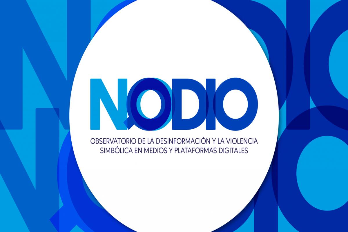 El logo de Nodio, el polémico observatorio creado por la Defensoría del Lector