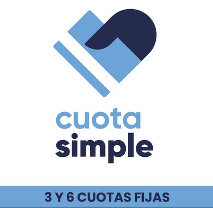 El logo del programa Cuota Simple, que reemplaza al Ahora 12 y reduce hasta 6 las cuotas con interés fijo que pueden abonarse
