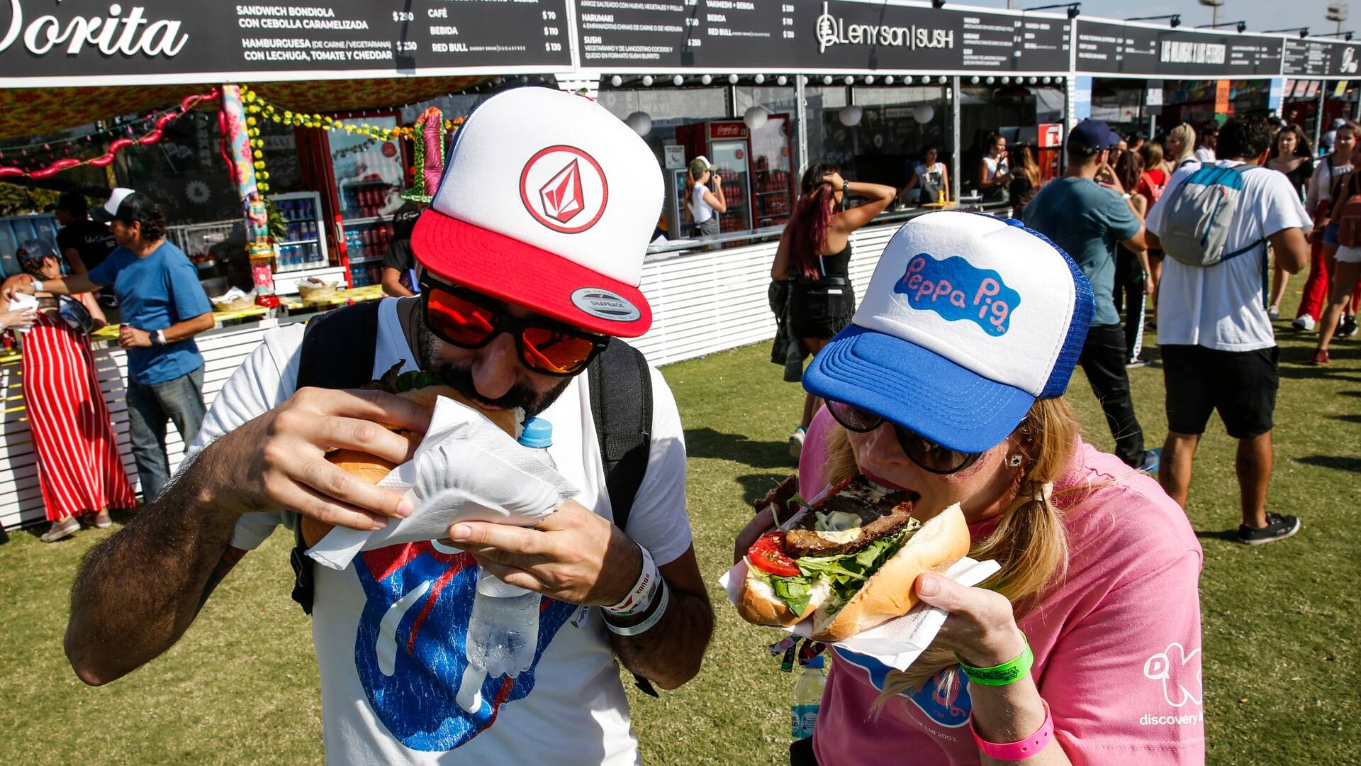 El Lollapalloza es una oportunidad para descubrir diversas opciones de fast food