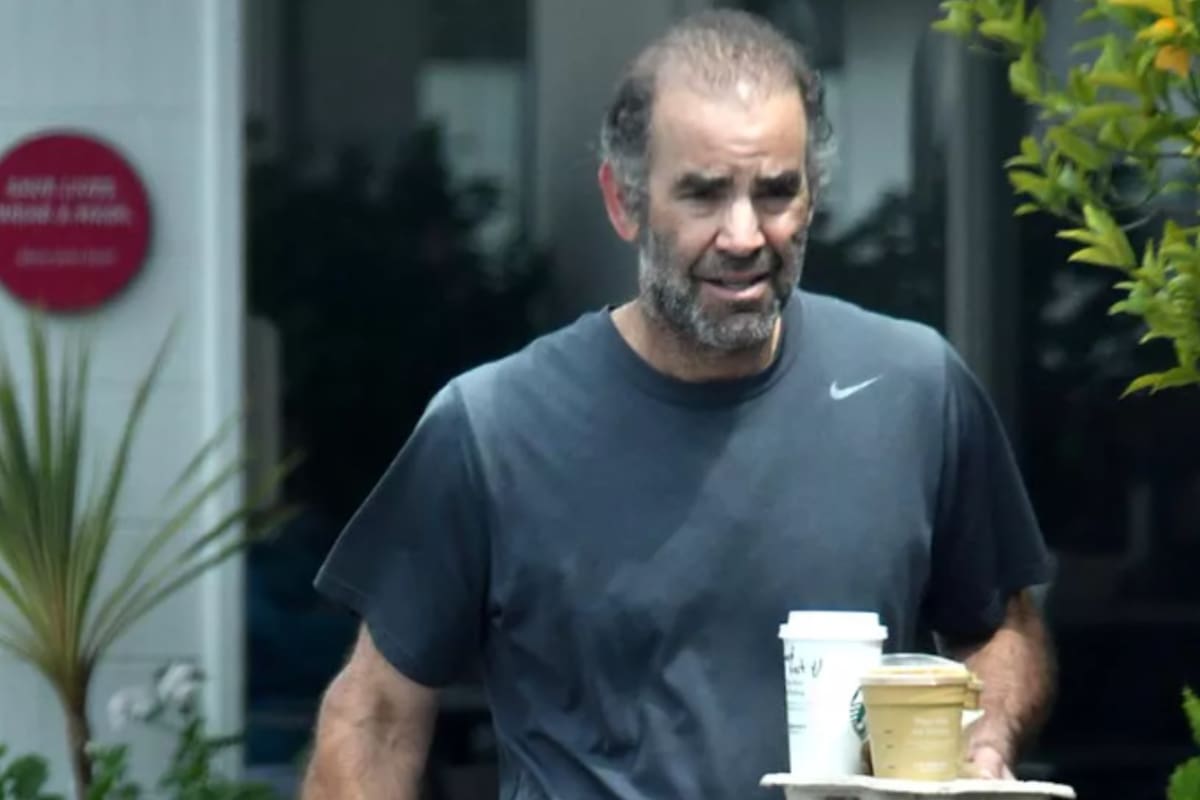 El look avejentado de Pete Sampras sorprendió a los amantes del tenis (Foto: Daily Mail)