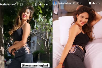 El look de Barby Franco que Pampita criticó en su programa. Imagen: Instagram