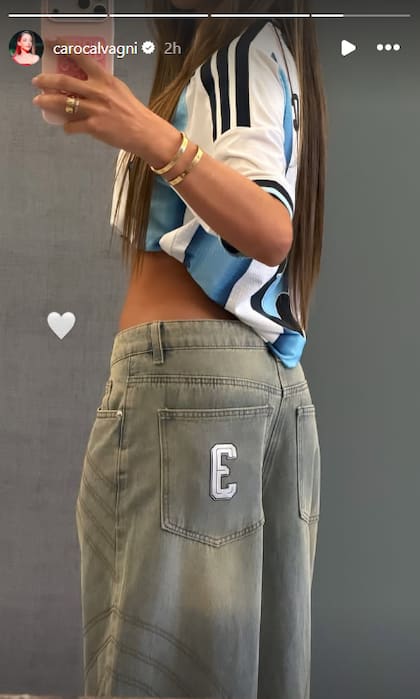 El look de Caro para la final del Mundial