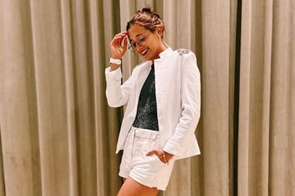 El look de Delfina Pignatiello en la fiesta del COA