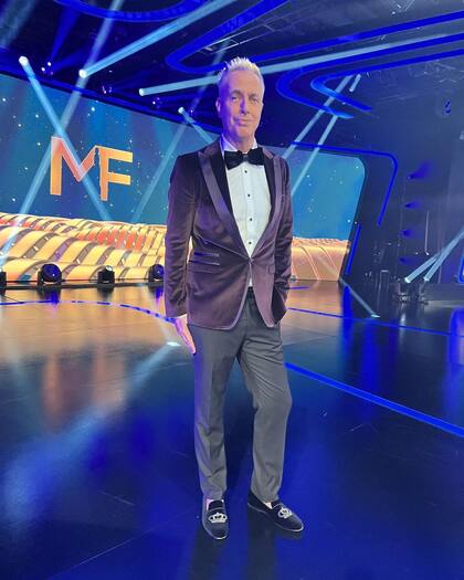 El look de Marley, el conductor de los Martín Fierro