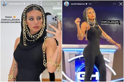 El look de Sol Pérez para el debate de Gran Hermano (Foto: Instagram @lasobrideperez)