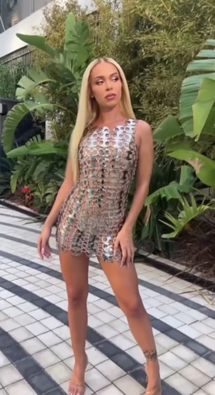 El look transparente de Bad Gyal que causó controversia en toda España
