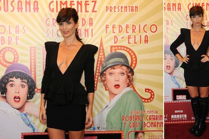 El look ultra sey de Griselda Siciliani para su gran noche en la calle Corrientes