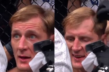 El luchador que llevó a un asistente encargado de su peinado.