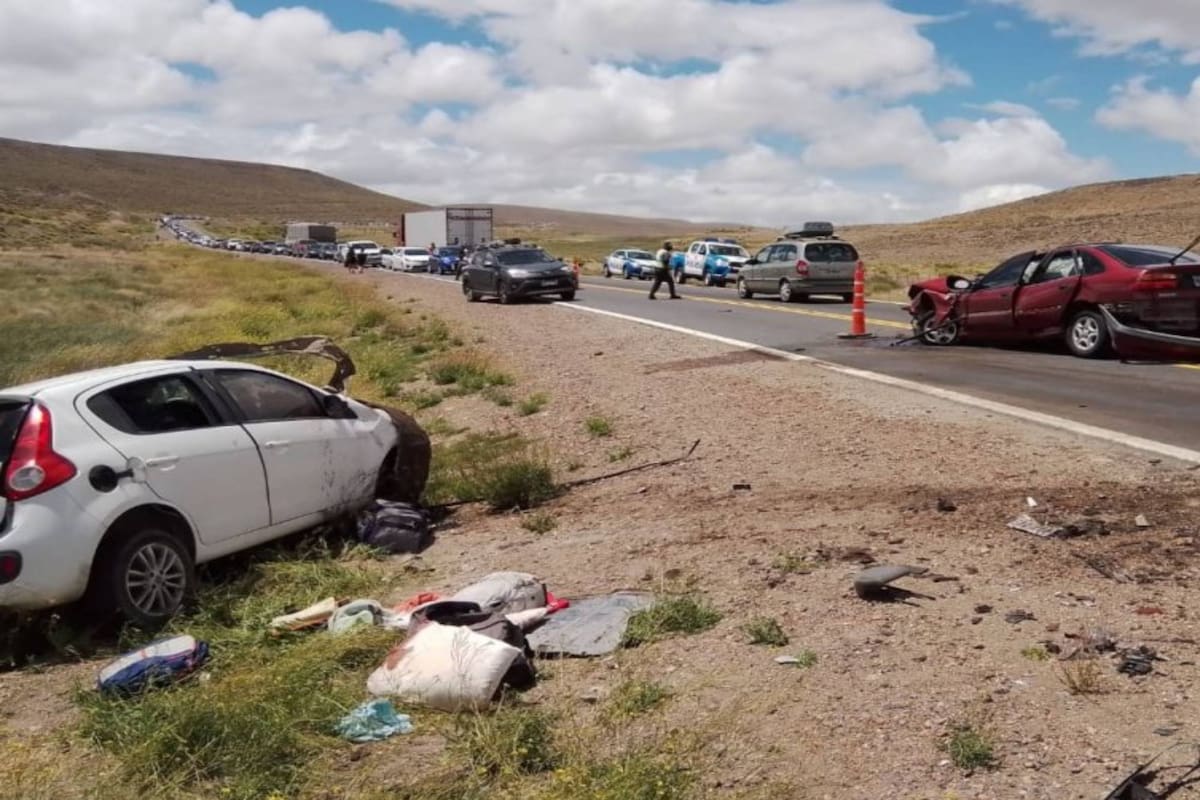 El lugar del siniestro en la ruta 237