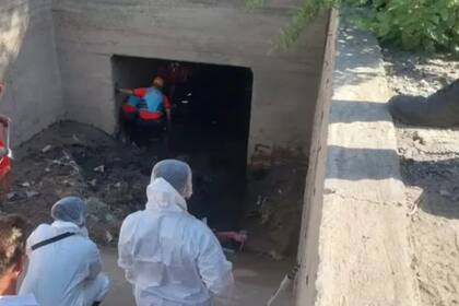 El lugar donde fue encontrado el cuerpo de Leonel