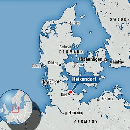 El lugar donde fue hallado el búnker de Flick, en el norte de Alemania