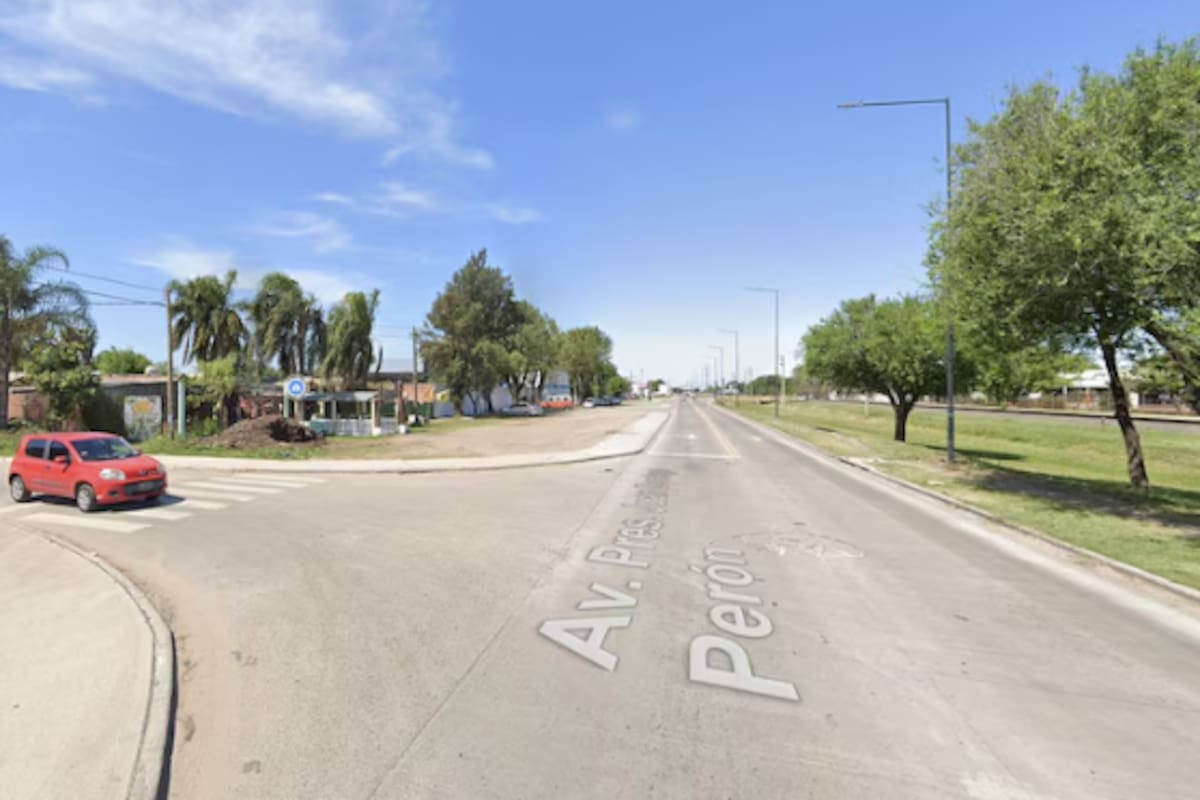 El lugar donde ocurrió el enfrentamiento entre el policía y los motochorros