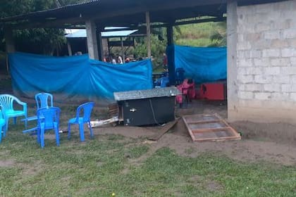 El lugar donde ocurrió la masacre adjudicada a Sendero Luminoso