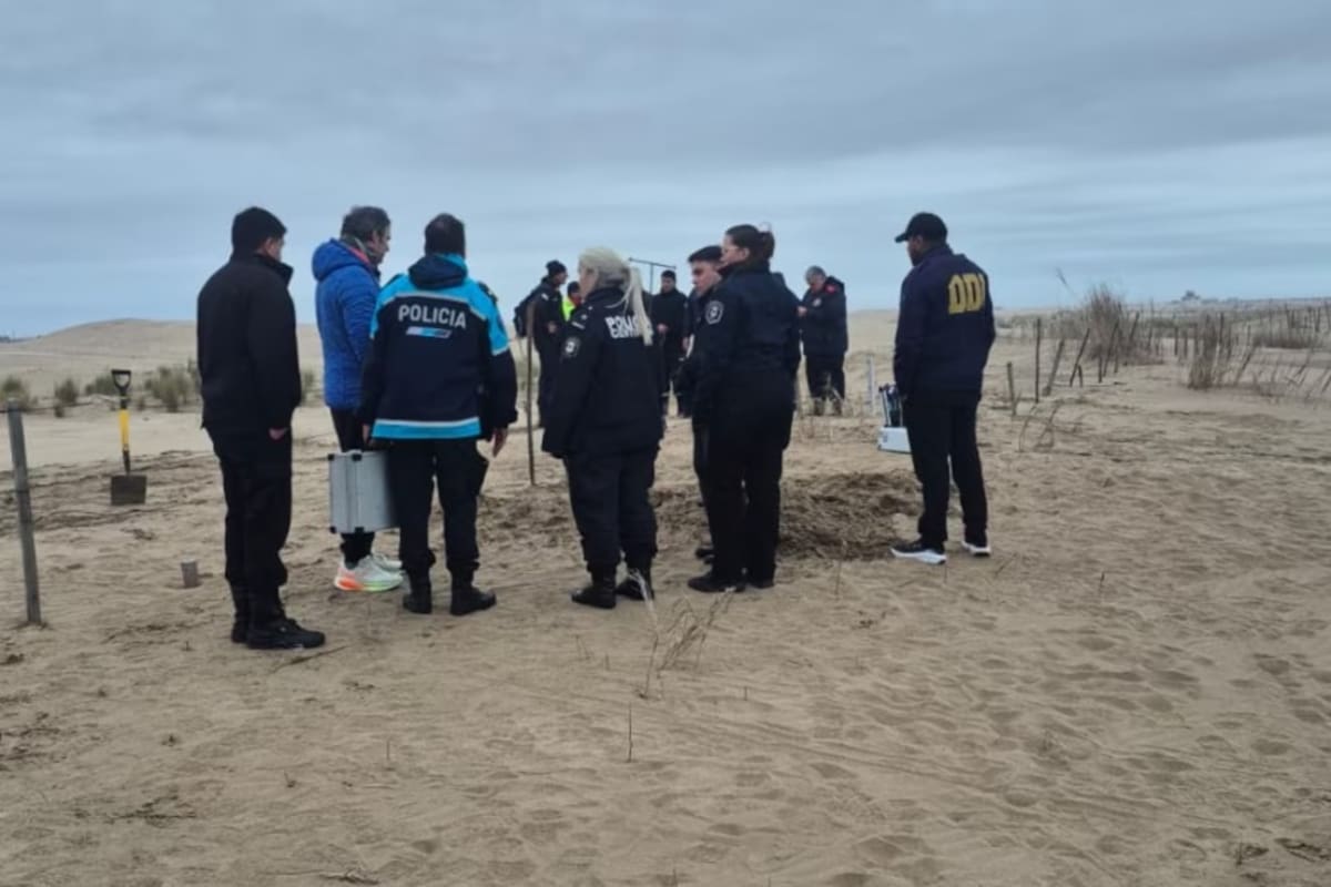 El lugar donde un perro alertó sobre la posible presencia de un cuerpo humano enterrado