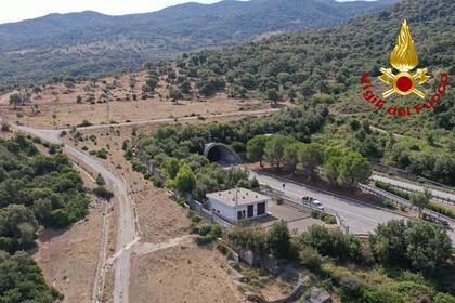 El lugar en Caronia, cerca de Messina, Sicilia, donde desapareció el pequeño de cuatro años junto a su madre
