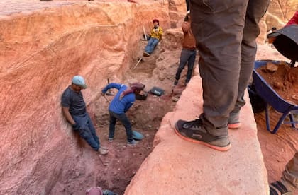 El lugar en el que se llevaron a cabo las excavaciones