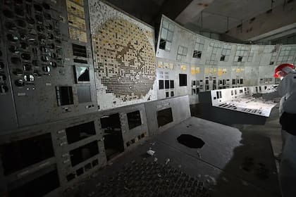 El lugar está lleno de tubos con agua radioactiva